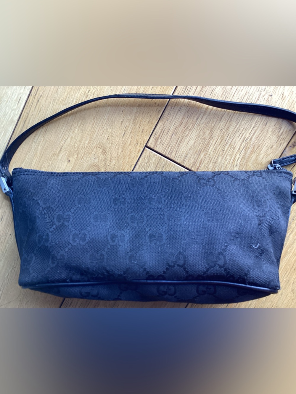 Gucci monogram boat pochette black bag - Picture 7 of 10